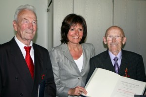 Verleihung Bundesverdienstkreuz Hans Lieser und Valentin Hennig